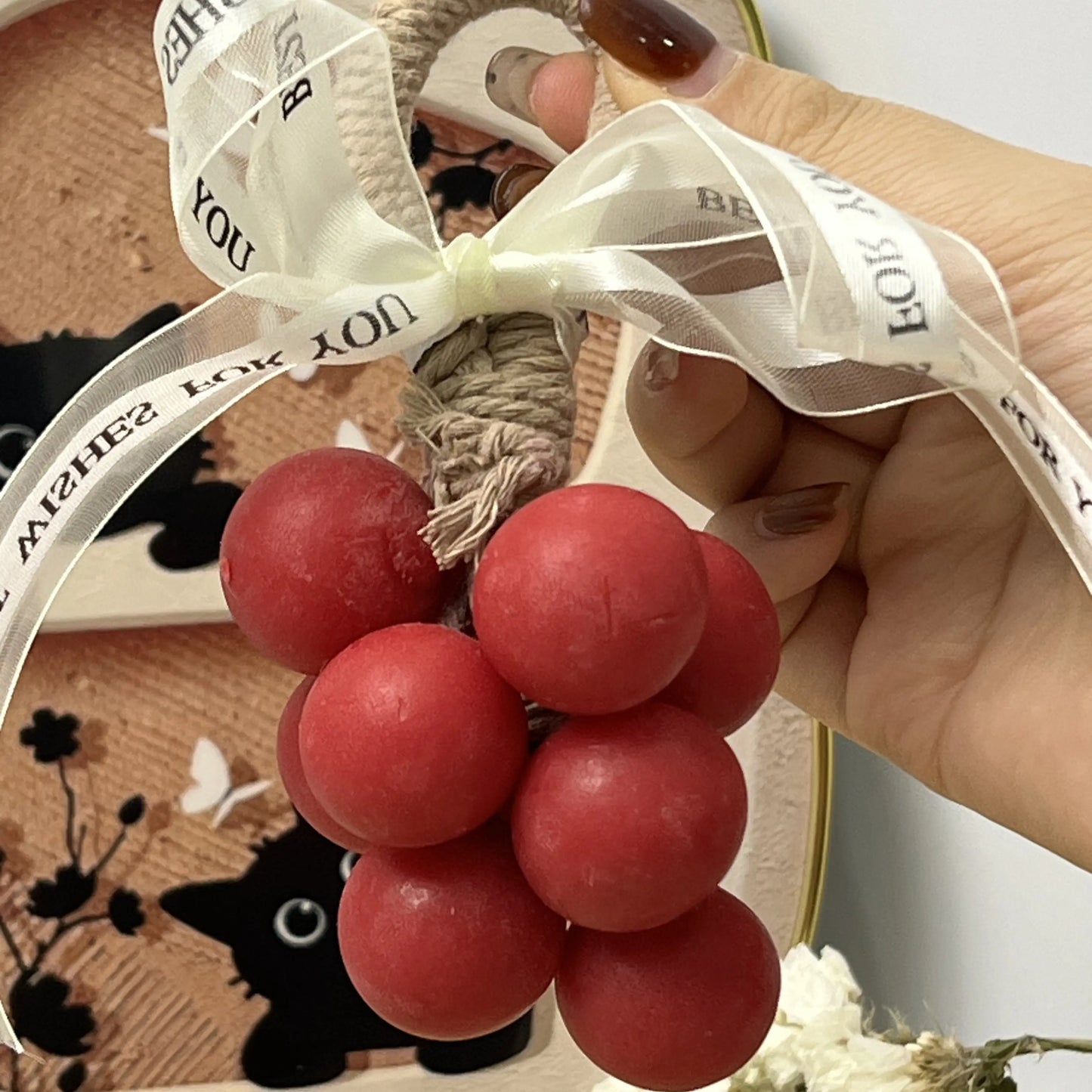 [Mother'S Day Gift] Handcrafted Decorative Grape-Shaped Soap Gift Set — 25 Grape-Shaped Scented Soaps with Enduring Fresh Fragrance. Bathroom Décor, Home Accessory, Gift for Women and Friends, Valentine'S Day Gift