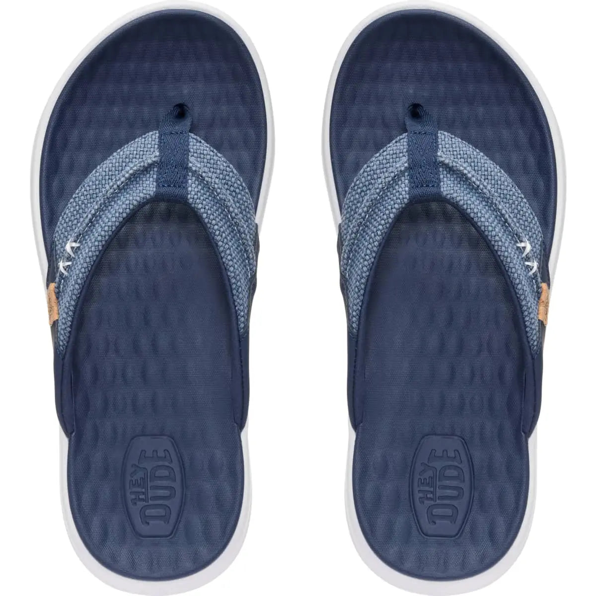HEYDUDE Finn Flip Braided - Comfortable Slip on Sandals for Men