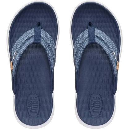 HEYDUDE Finn Flip Braided - Comfortable Slip on Sandals for Men