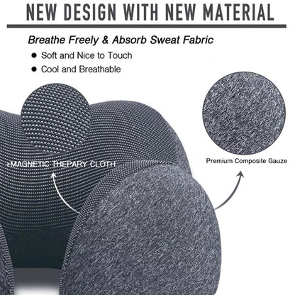 Camkey Travel Pillow, Memory Foam Neck Pillow, Upgrade Design Perfect Support U Shaped Pillow with 3D Contoured Eye Mask, Earplugs, Travel Bag