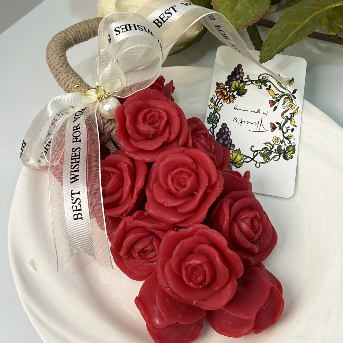 [Mother'S Day Gift] Handcrafted Decorative Grape-Shaped Soap Gift Set — 25 Grape-Shaped Scented Soaps with Enduring Fresh Fragrance. Bathroom Décor, Home Accessory, Gift for Women and Friends, Valentine'S Day Gift