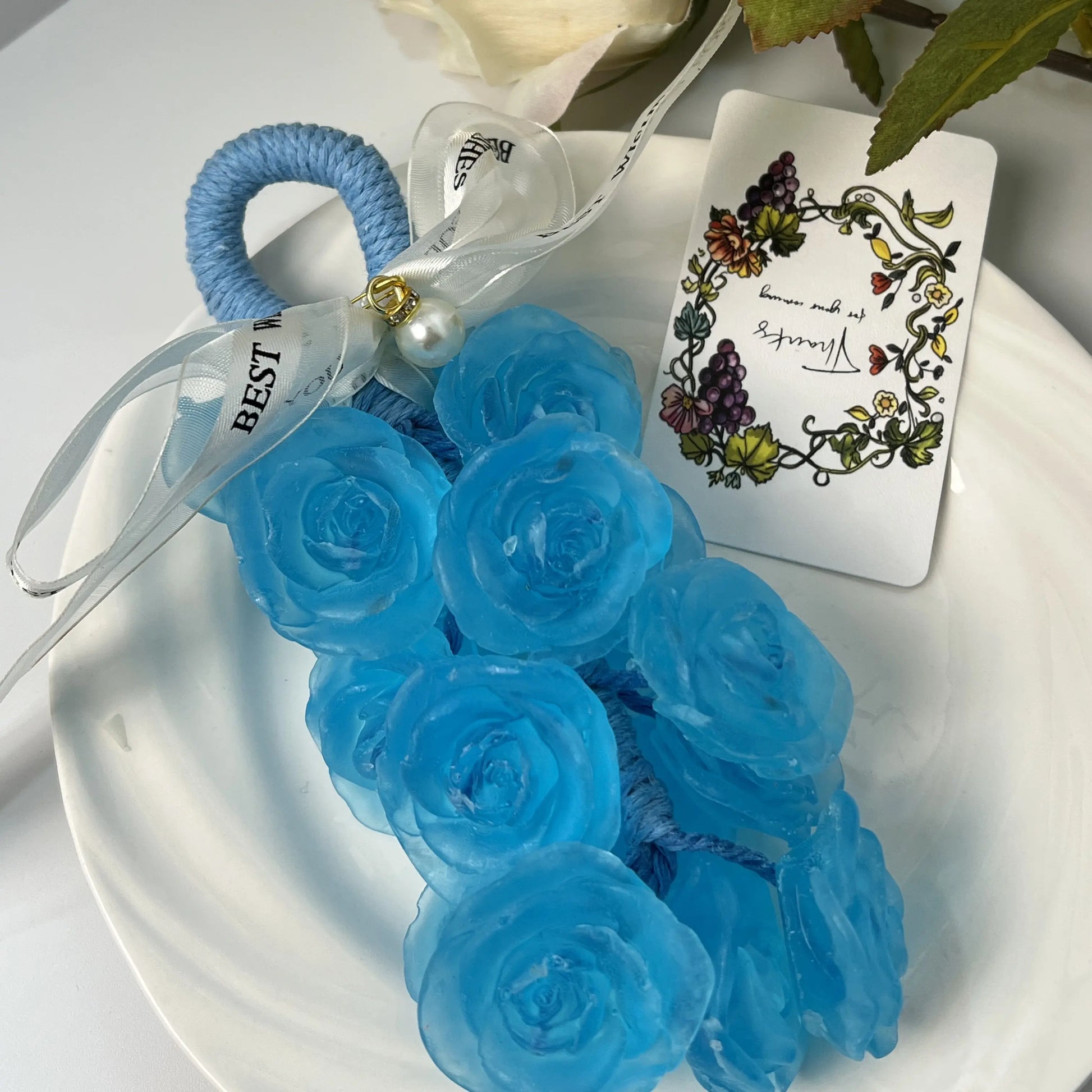 [Mother'S Day Gift] Handcrafted Decorative Grape-Shaped Soap Gift Set — 25 Grape-Shaped Scented Soaps with Enduring Fresh Fragrance. Bathroom Décor, Home Accessory, Gift for Women and Friends, Valentine'S Day Gift