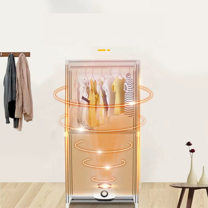 1700W New Style Dual-Layer Stainless Steel Hot Air Dryer Multi-Function Electric Clothes Drier CE Rohs FCC Approved Household