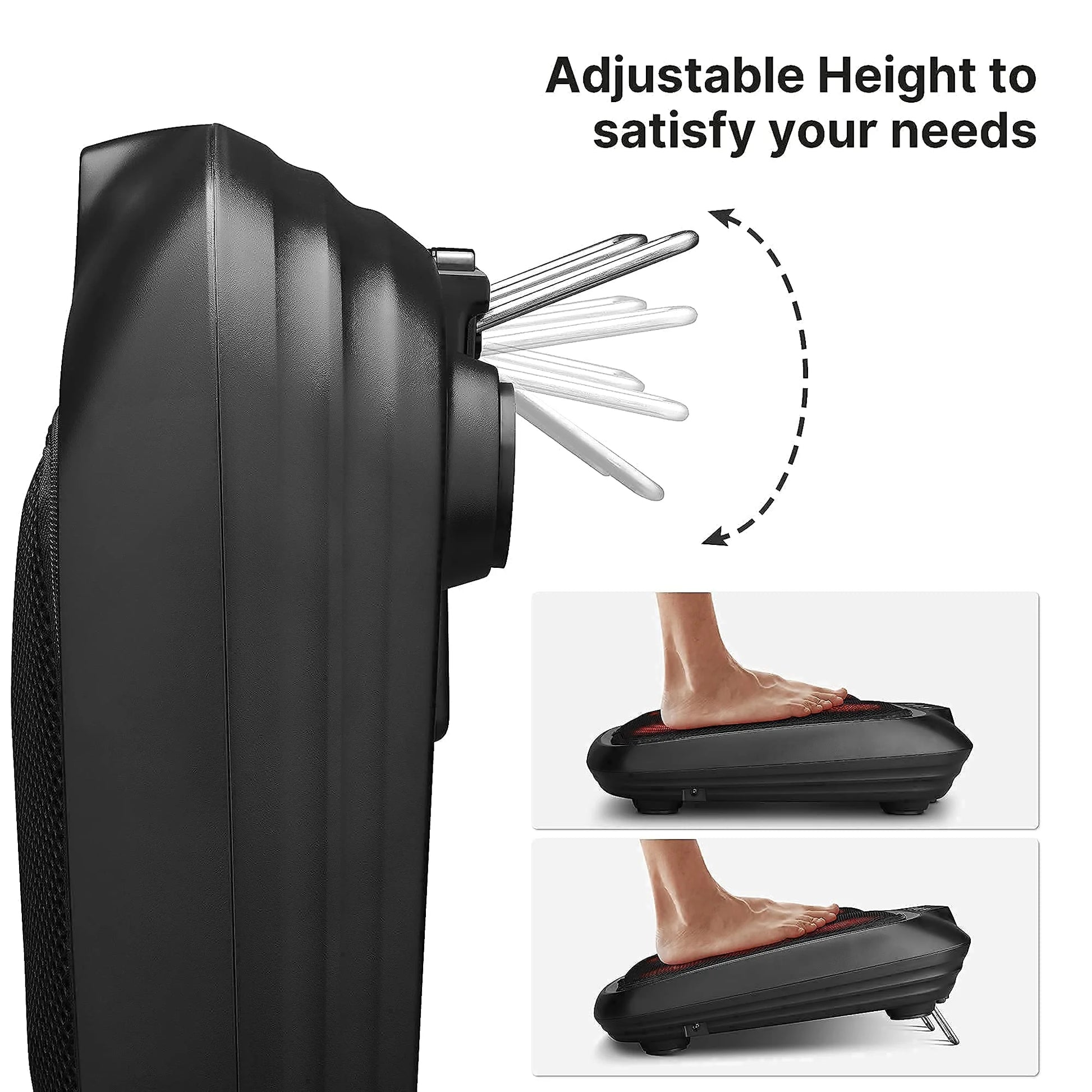 RENPHO Foot Massager with Heating,Shiatsu Foot Massager for Circulation, Back Massager, Foot Warmer and Massager for Neuropathy Muscle Pain Relief Plantar Fasciitis, Gifts for Women Men