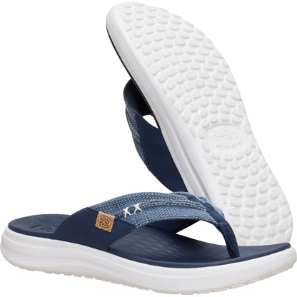 HEYDUDE Finn Flip Braided - Comfortable Slip on Sandals for Men