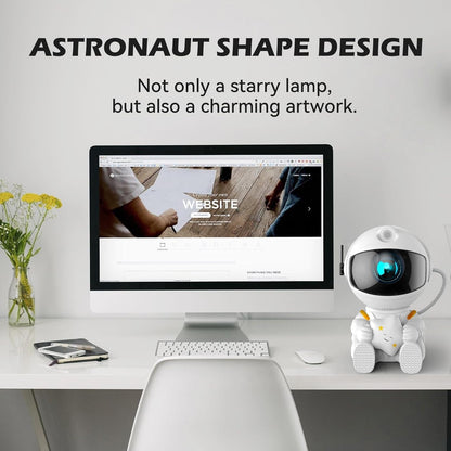 Astronaut Galaxy Projector: LED Nebula Ceiling Light with Timer and Remote Control, Ideal Night Light for Children and Room Decor, Perfect Gift for Birthdays