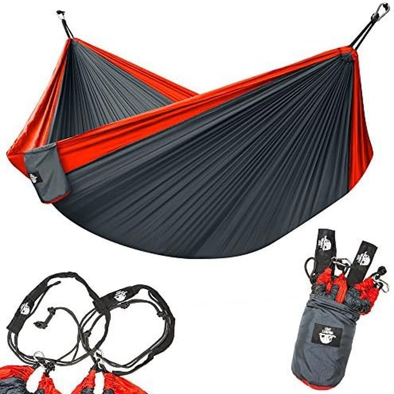 Legit 2 Person Camping Hammock - Double Tree Hammock - Portable & Heavy Duty - Perfect for Outdoor & Travel