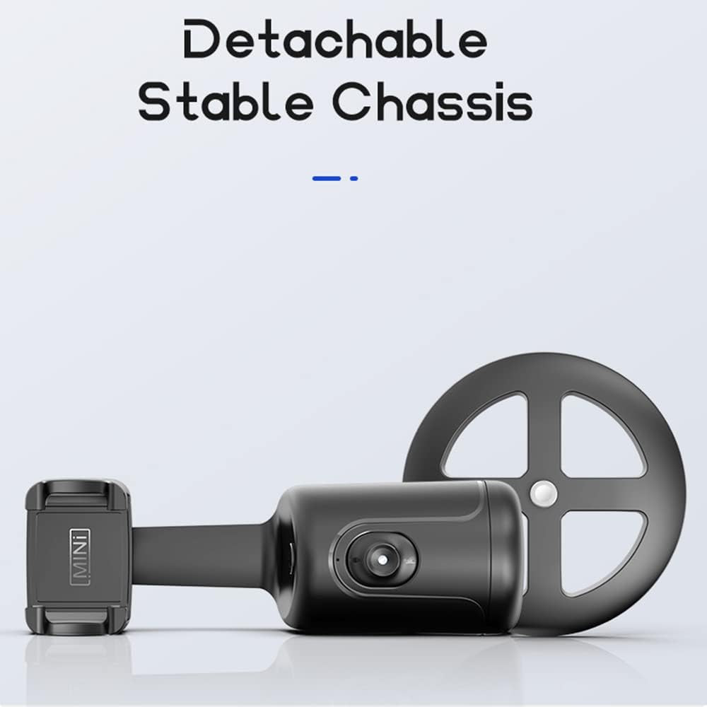 Smart 360° Auto Face Tracking Gimbal Stabilizer for Smartphones with Adjustable Lens and Stable Base for Vlogging and Live Streaming