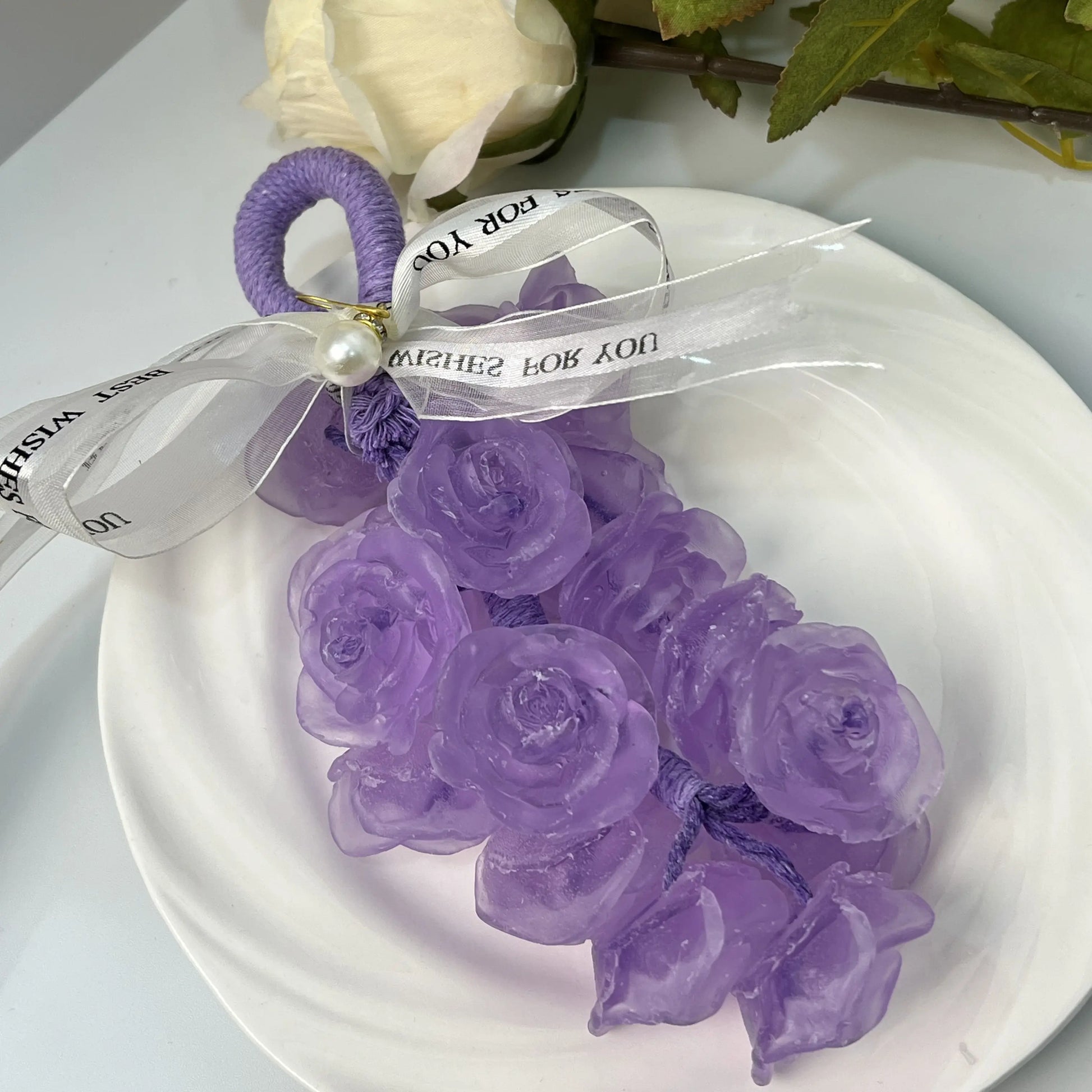 [Mother'S Day Gift] Handcrafted Decorative Grape-Shaped Soap Gift Set — 25 Grape-Shaped Scented Soaps with Enduring Fresh Fragrance. Bathroom Décor, Home Accessory, Gift for Women and Friends, Valentine'S Day Gift