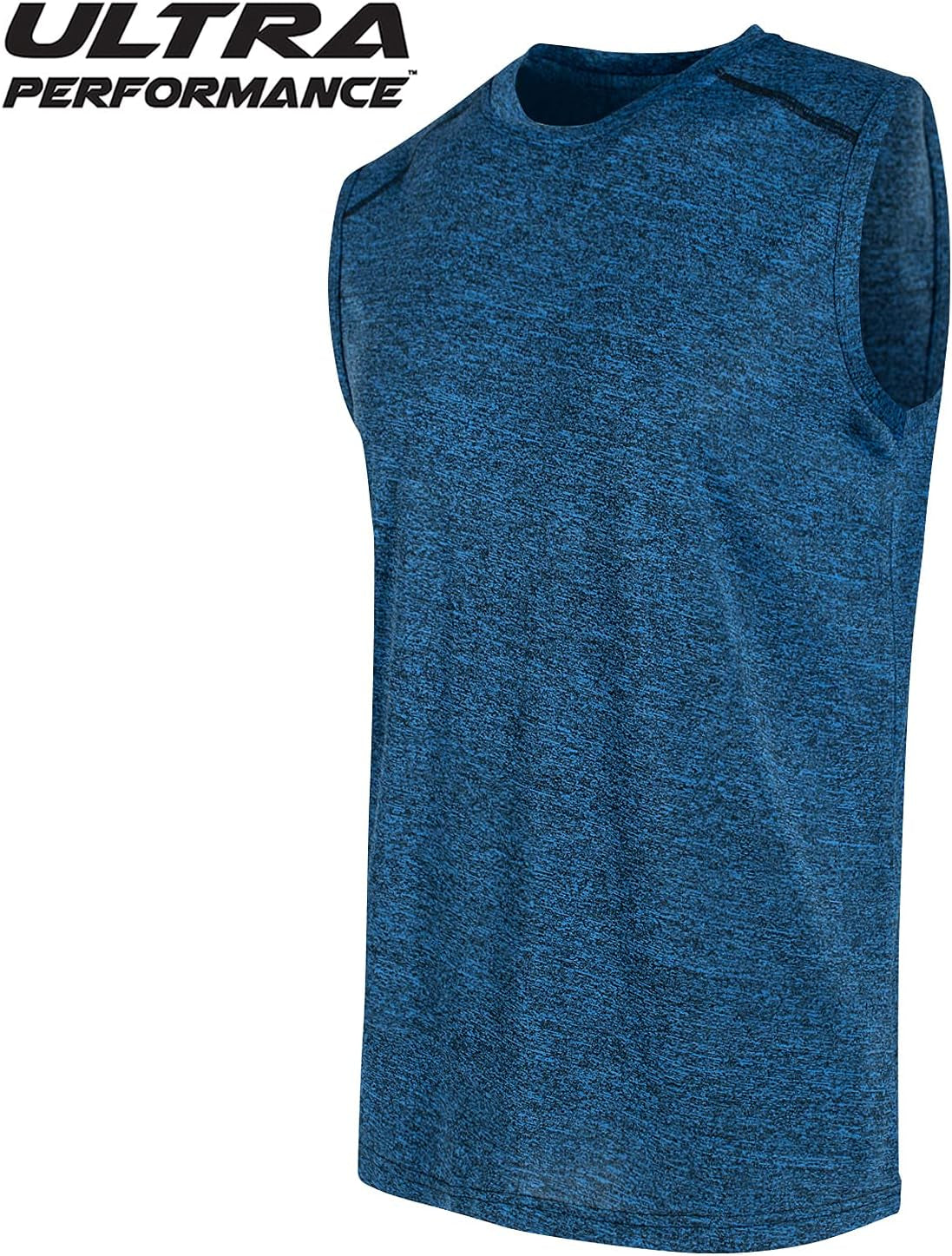Ultra Performance 5 Pack Mens Dri Fit Sleeveless Muscle T Shirts Gym Workout Shirts for Men Pack