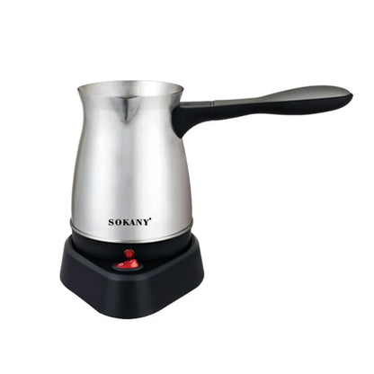 Electric Coffee Maker 500ML Stainless Steel Coffee Pot 600W Turkish Coffee Maker Tea and Coffee Maker