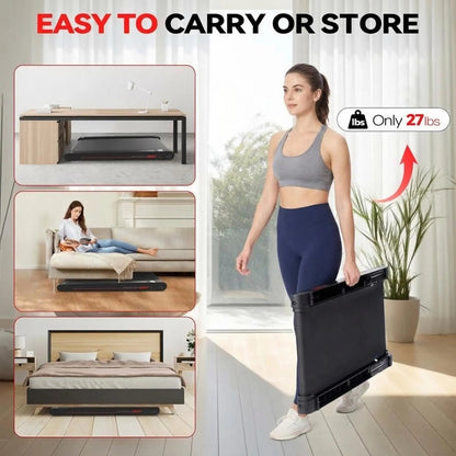 P1 Walking Vibration Pad P1,Vibrating Plate, Remote Control & APP, Lightweight under Desk Treadmills for Home & Office,Servo Motor Technology, 3 in 1 Portable Walking Pad Treadmill, 22 Lbs Fitness Equipment