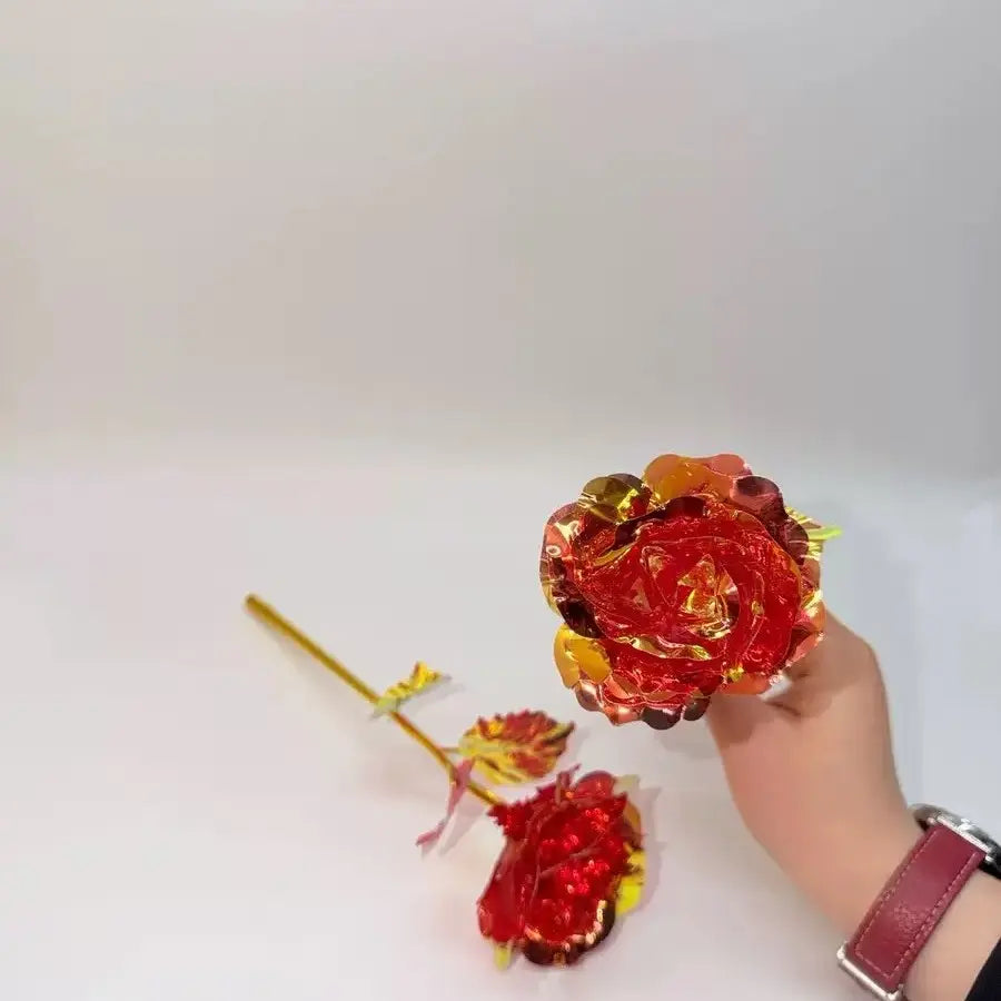12 Crystal Rose Flowers, No Maintenance, High-End Decor, Mother'S Day, Valentine'S Day, Wedding Gift, Artificial Flowers, Decorative Flowers Bouquet