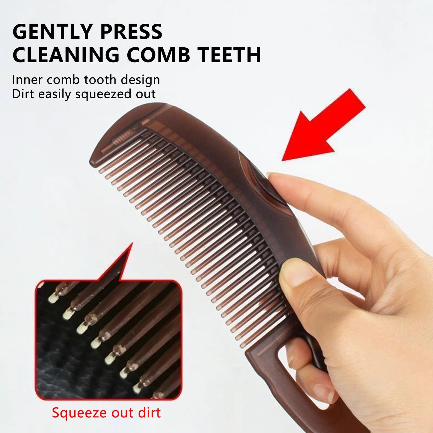 Healthier Scalp Hair Dressing Comb Energy Massage Scalp Comb for Salon Hairdressing Styling Tools