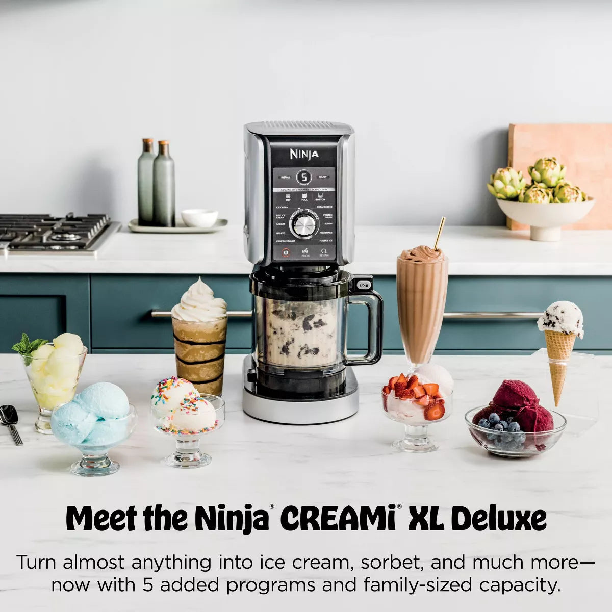 Ninja Creami XL Deluxe 11-In-1 Ice Cream and Frozen Treat Maker
