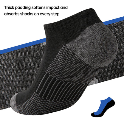 COOPLUS Mens 10 Pairs Athletic Ankle Socks Men'S Breathable Low Cut Socks