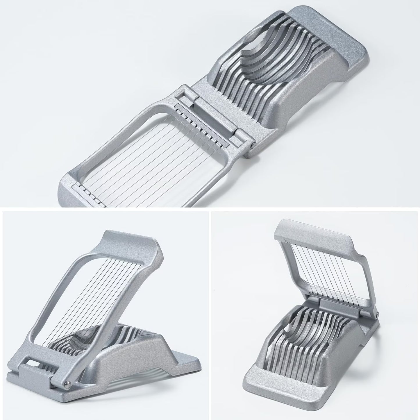 Sopito Heavy Duty Stainless Steel Wire Egg Slicer for Hard Boiled Eggs & Strawberry Other Soft Food
