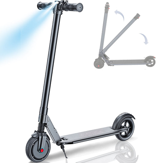 SANOPY Electric Scooter Adults, 250W Motor E-Scooter, 6.5 in Tires, 15.5 Mph & 20 Miles Range, Commuting Kick Scooter, Max Load 220 Lbs, Bright Blue,Ul2272 Certified