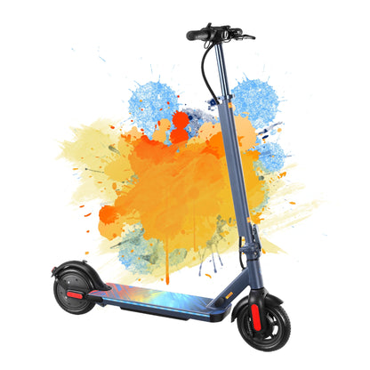 SANOPY Electric Scooter Adults, 250W Motor E-Scooter, 6.5 in Tires, 15.5 Mph & 20 Miles Range, Commuting Kick Scooter, Max Load 220 Lbs, Bright Blue,Ul2272 Certified