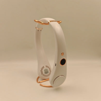 Neck Hanging Rechargeable Fan Bladeless Fan Summer Travel Outdoor Sports Portable Wearable Hands-Free Cooling Fan