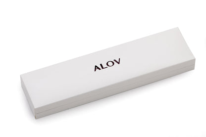 ALOV Jewelry Sterling Silver "I Love You for Always and Forever" Love Heart Cubic Zirconia Necklace
