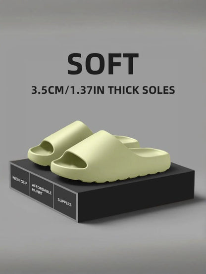 Men'S Christmas Gift, Casual Outdoor Slippers, Non-Slip Eva Slides for All Seasons, Lightweight Comfort for Home & Leisure, Lightweight Beach Slippers