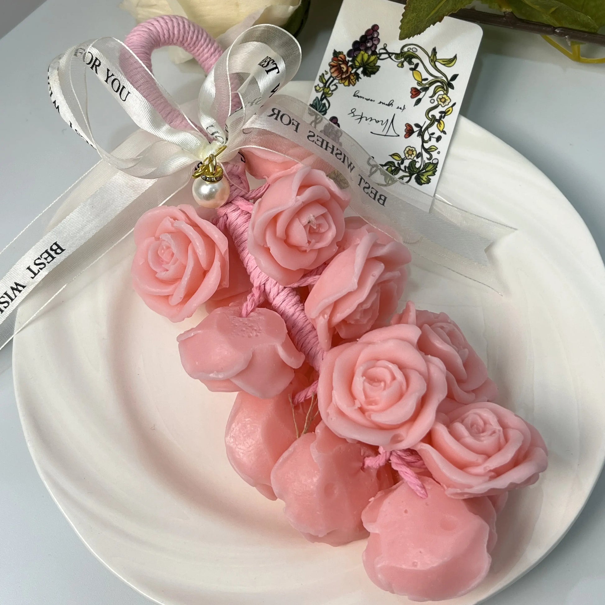 [Mother'S Day Gift] Handcrafted Decorative Grape-Shaped Soap Gift Set — 25 Grape-Shaped Scented Soaps with Enduring Fresh Fragrance. Bathroom Décor, Home Accessory, Gift for Women and Friends, Valentine'S Day Gift