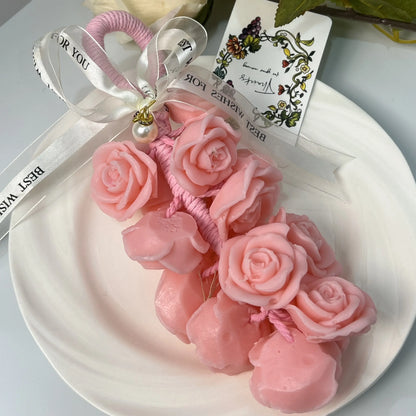 [Mother'S Day Gift] Handcrafted Decorative Grape-Shaped Soap Gift Set — 25 Grape-Shaped Scented Soaps with Enduring Fresh Fragrance. Bathroom Décor, Home Accessory, Gift for Women and Friends, Valentine'S Day Gift