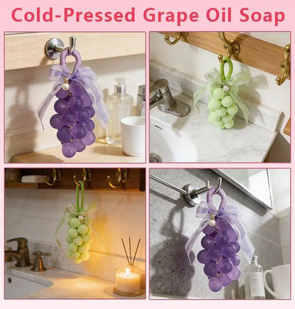 [Mother'S Day Gift] Handcrafted Decorative Grape-Shaped Soap Gift Set — 25 Grape-Shaped Scented Soaps with Enduring Fresh Fragrance. Bathroom Décor, Home Accessory, Gift for Women and Friends, Valentine'S Day Gift