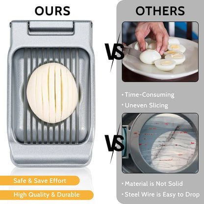 Sopito Heavy Duty Stainless Steel Wire Egg Slicer for Hard Boiled Eggs & Strawberry Other Soft Food