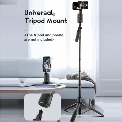 Smart 360° Auto Face Tracking Gimbal Stabilizer for Smartphones with Adjustable Lens and Stable Base for Vlogging and Live Streaming